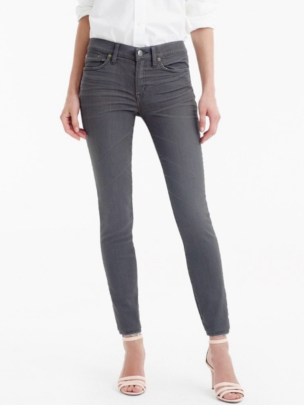 J. Crew Gray Toothpick Skinny Jeans